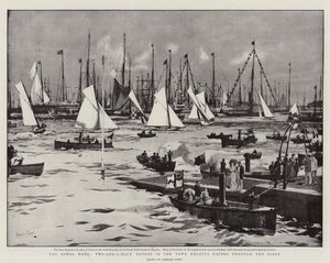 La settimana di Cowes, Due e mezzo Raters nella regata cittadina che gareggiano attraverso la flotta